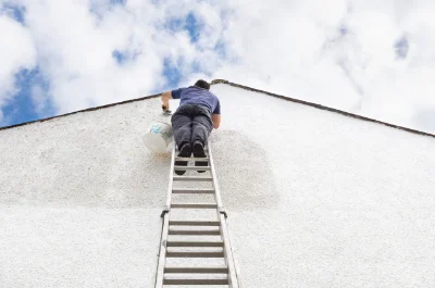 Peinture extérieure à Saint-Laurent-d'Andenay — façades et ravalement